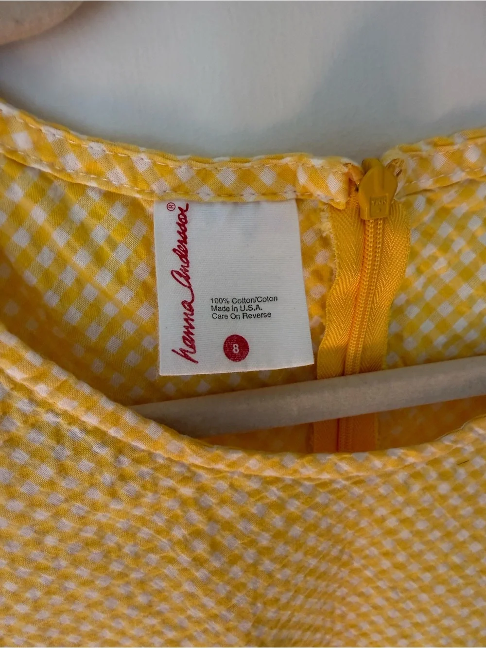 Hanna Andersson Women’s Gingham Cotton Dress